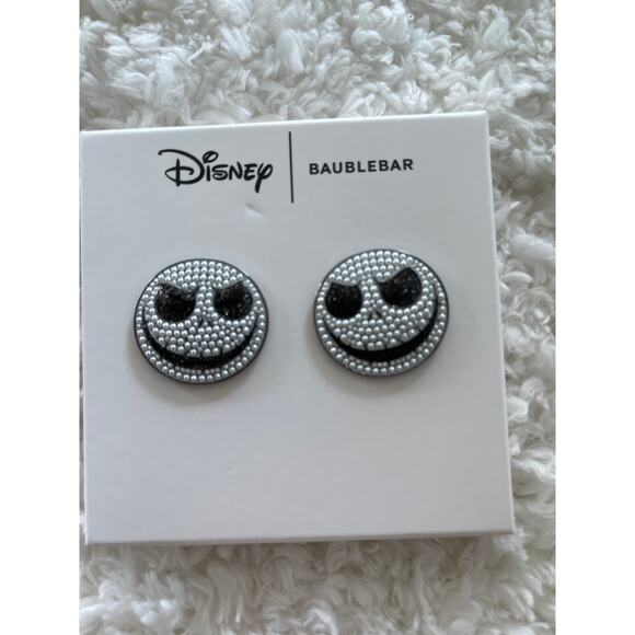 BaubleBar Disney Tim Burton's Nightmare Before Christmas Jack Earrings NEW - Picture 4 of 8